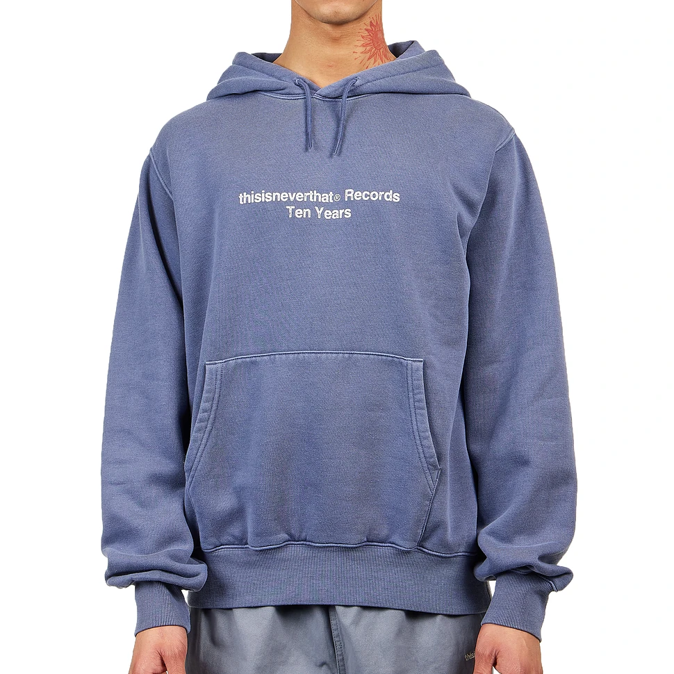 【THISISNEVERTHAT】Ten Years Records Hoodie Purple thisisneverthat - Ten Years Records Hoodie (Purple) | HHV