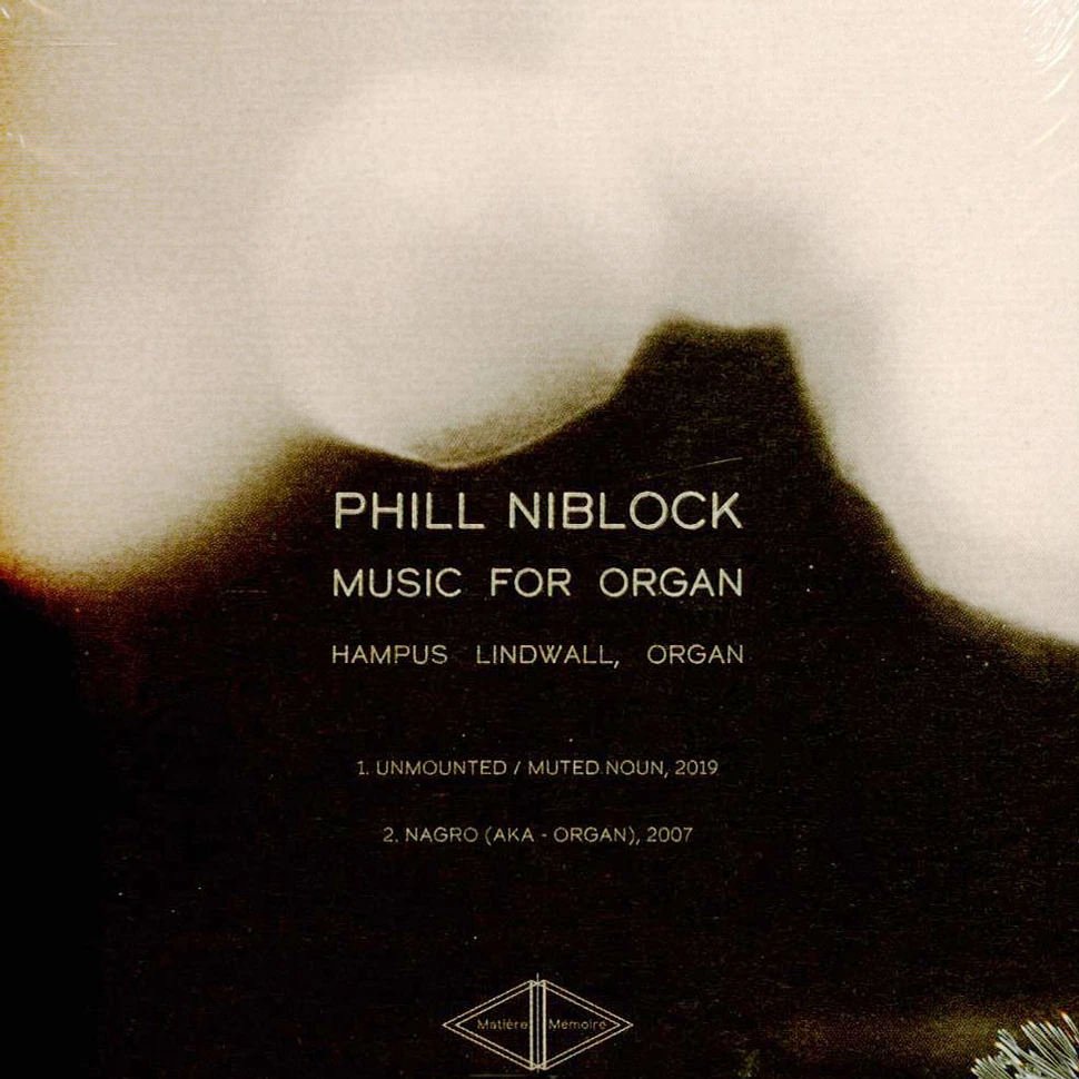 Phil Niblock - Music For Organ