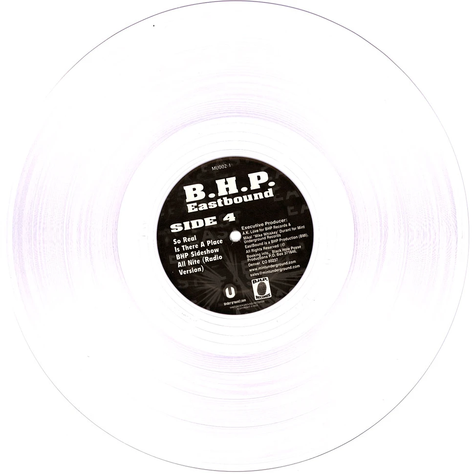 B.H.P. (Black Hole Posse) - Eastbound Clear Vinyl Edition - Vinyl 2LP ...