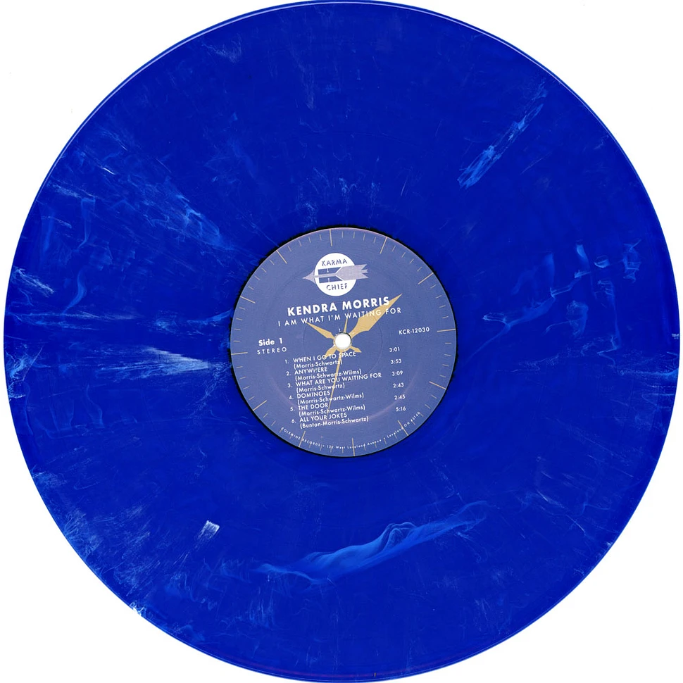 Kendra Morris - I Am What I'm Waiting For Transparent Blue & White Swirl Vinyl Edition