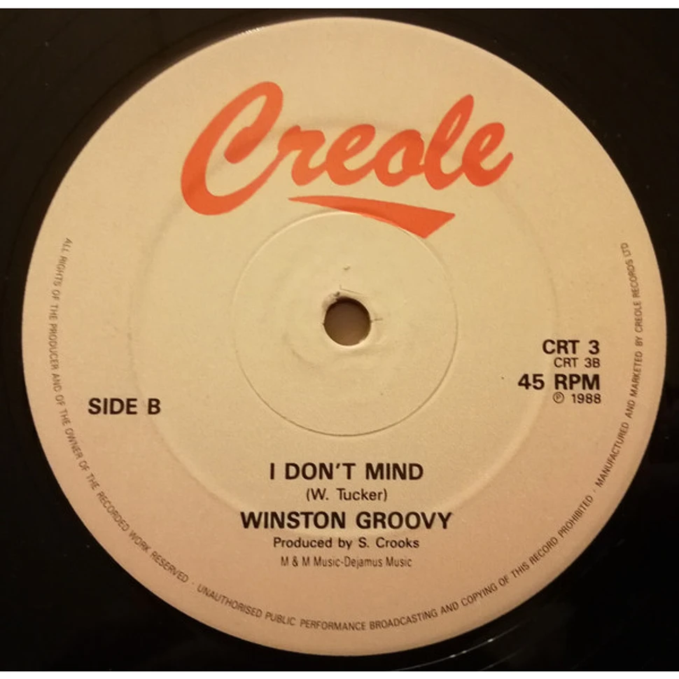 Winston Groovy - Something On The Side / I Don´t Mind