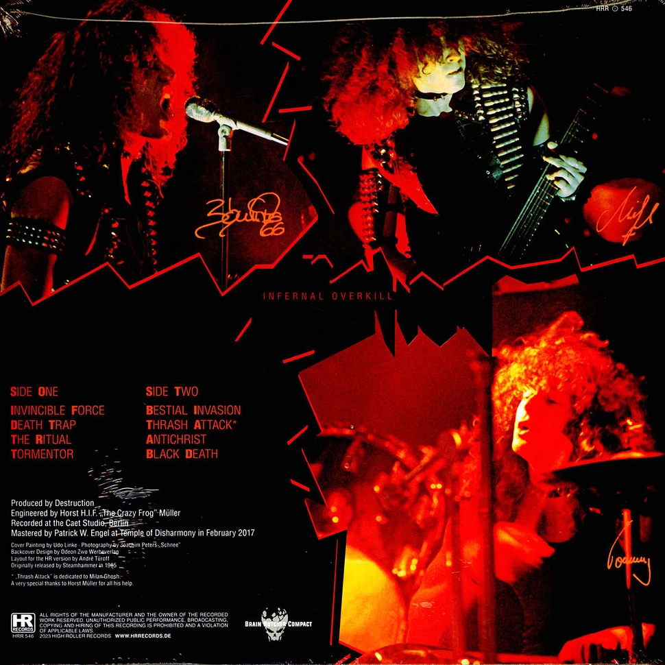 Destruction - Infernal Overkill Golden Vinyl Edition