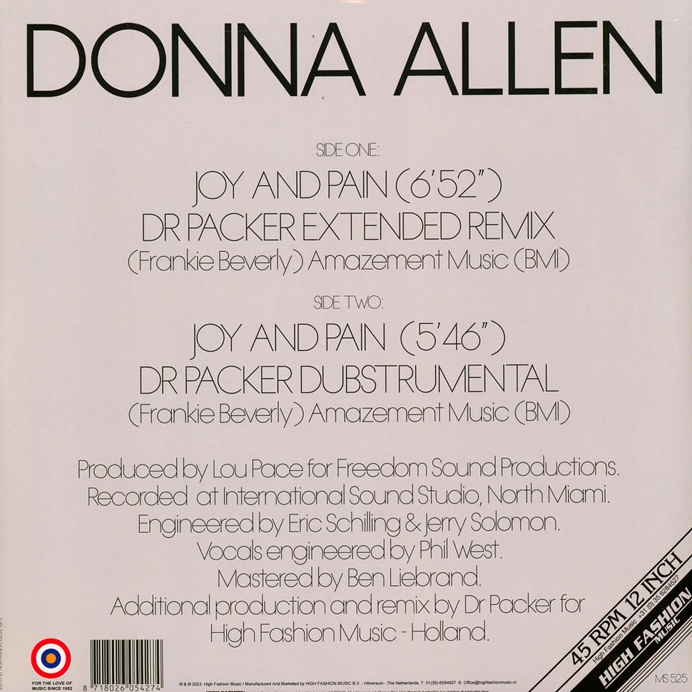 Donna Allen - Joy And Pain (Dr Packer Remixes)