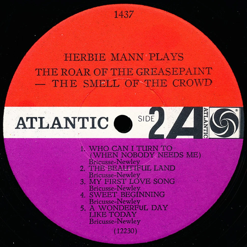Herbie Mann - The Roar Of The Greasepaint- The Smell Of The Crowd