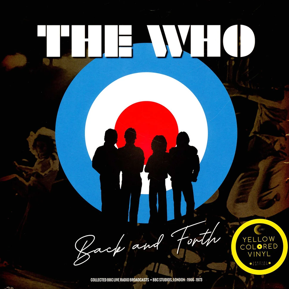 The Who - Back And Forth - Bbc Live At Bbc Studios, London Yellow Vinyl ...