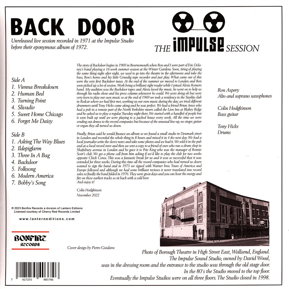 Back Door - The Impulse Session