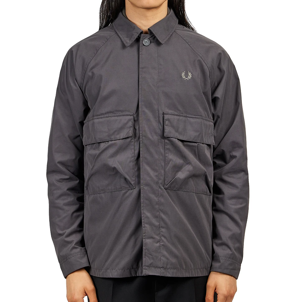 Fred Perry - Utility Overshirt (Gunmetal) | HHV