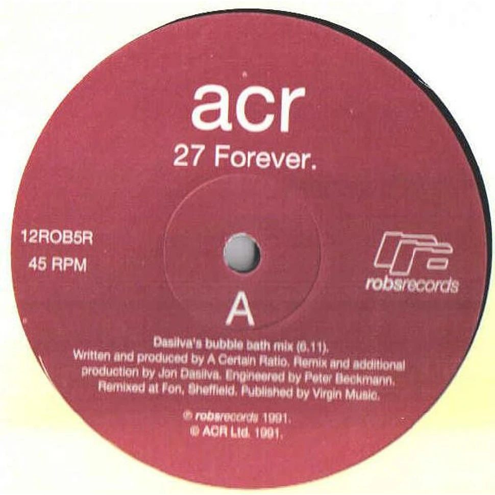 A Certain Ratio - Twenty Seven Forever (Jon Dasilva Remixes)
