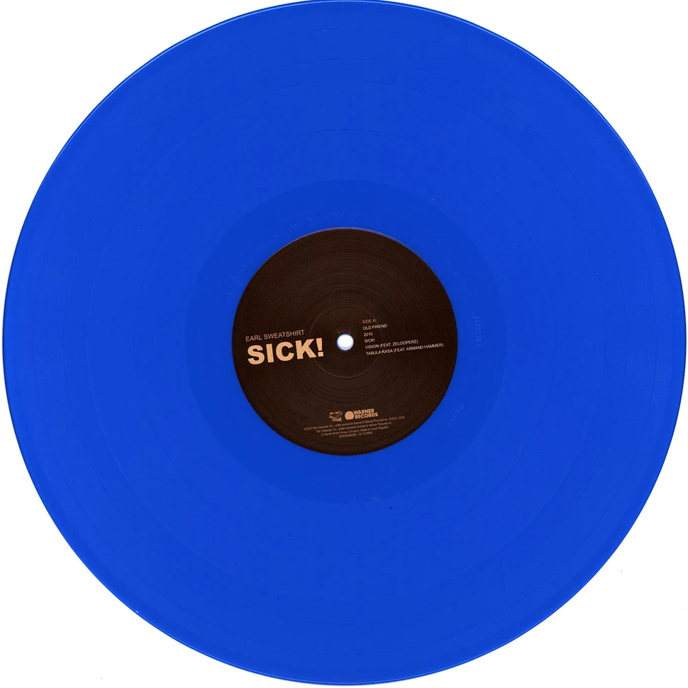Earl Sweatshirt - Sick! Blue Vinyl Edition
