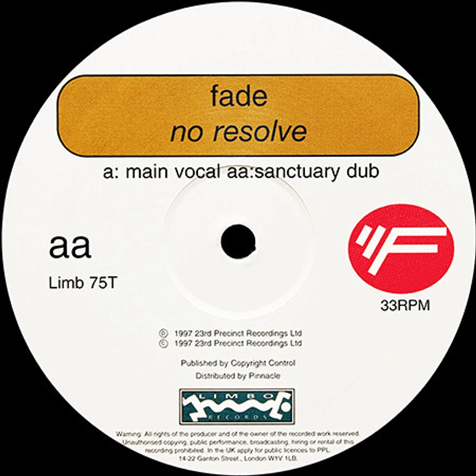 Fade Featuring Dauby - No Resolve