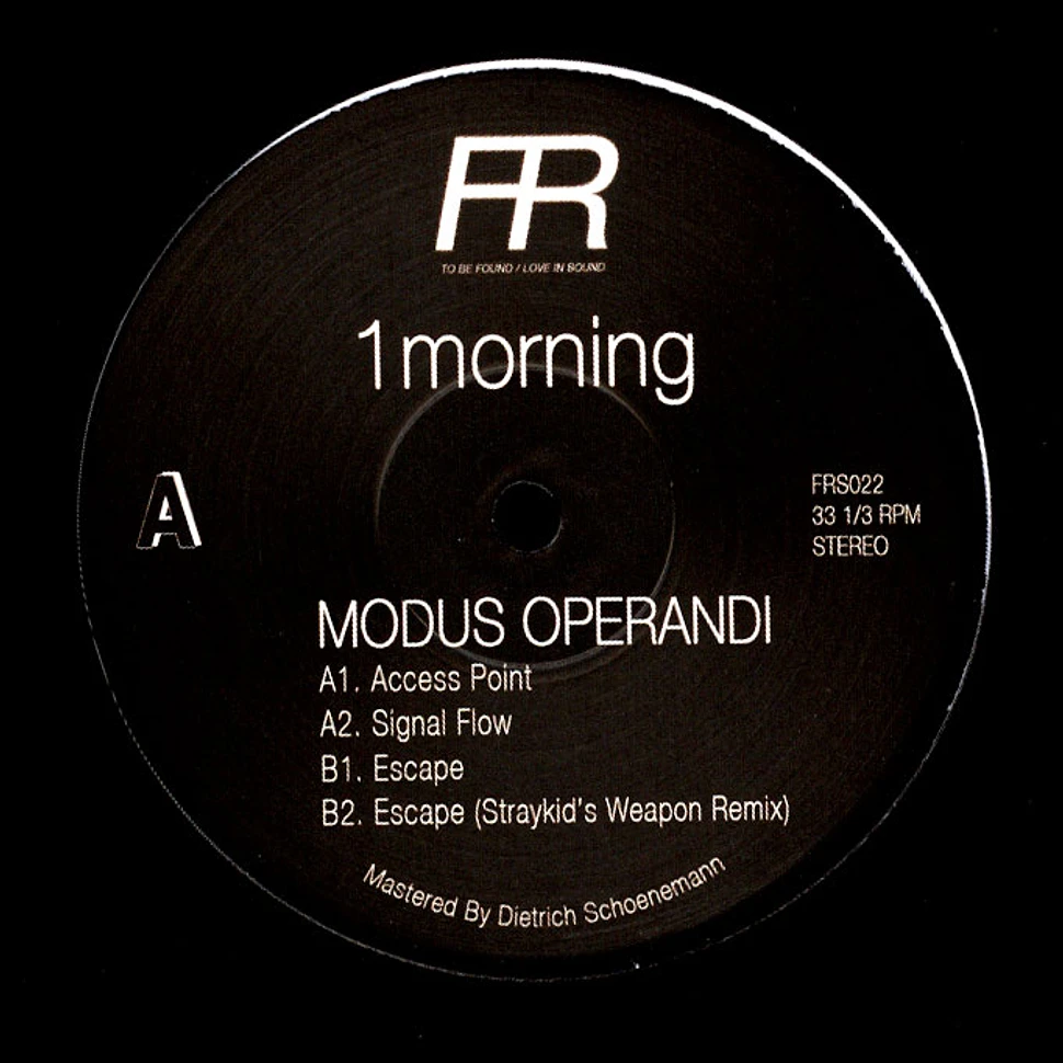 1morning - Modus Operandi