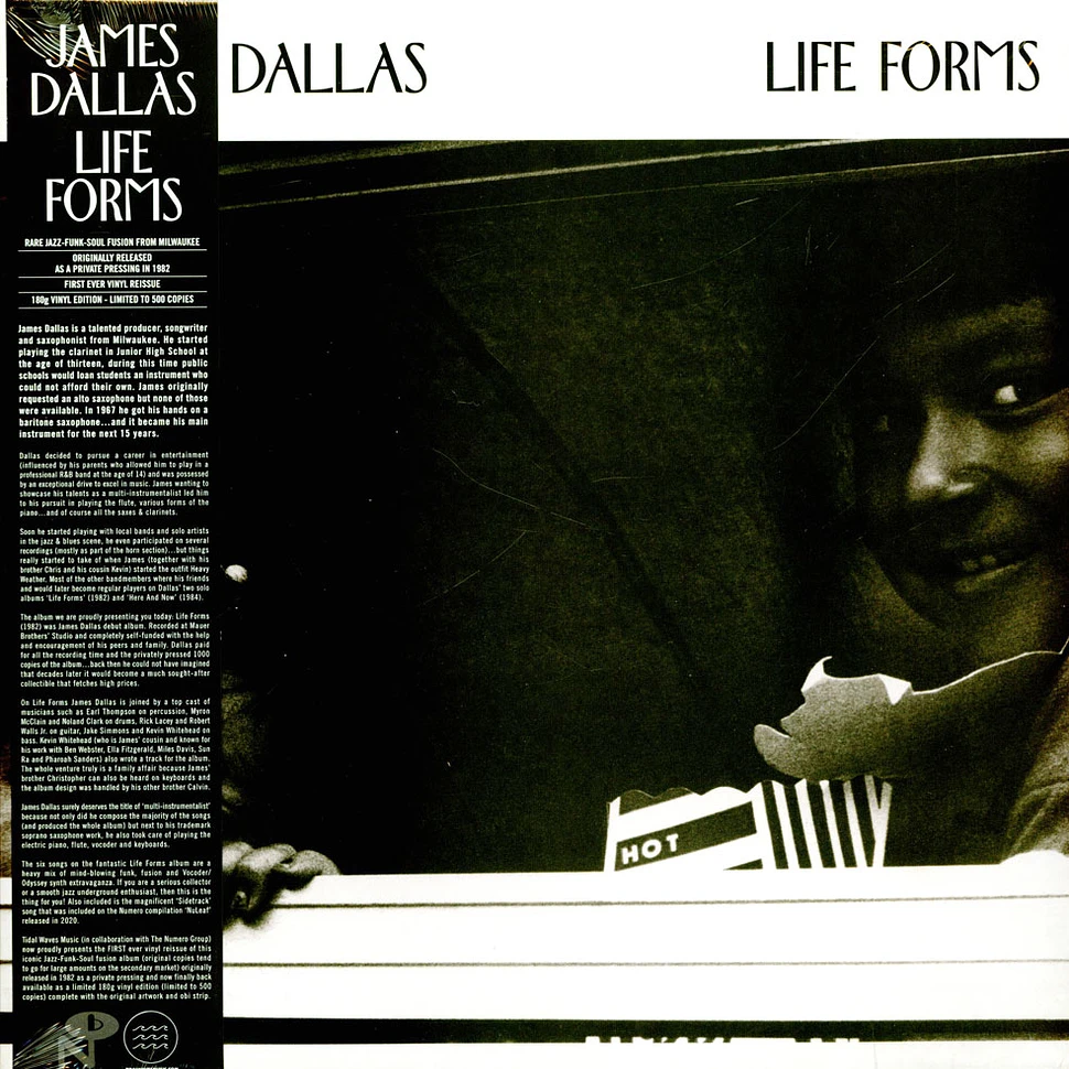 James Dallas - Life Forms Black Vinyl Edition