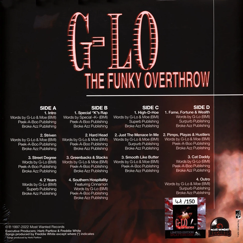 G-Lo - The Funky Overthrow Splatter Vinyl Edition