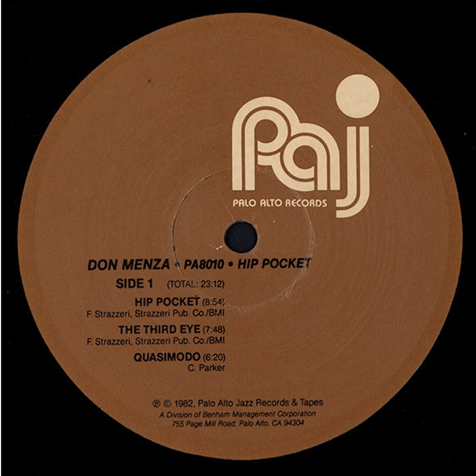 Don Menza - Hip Pocket