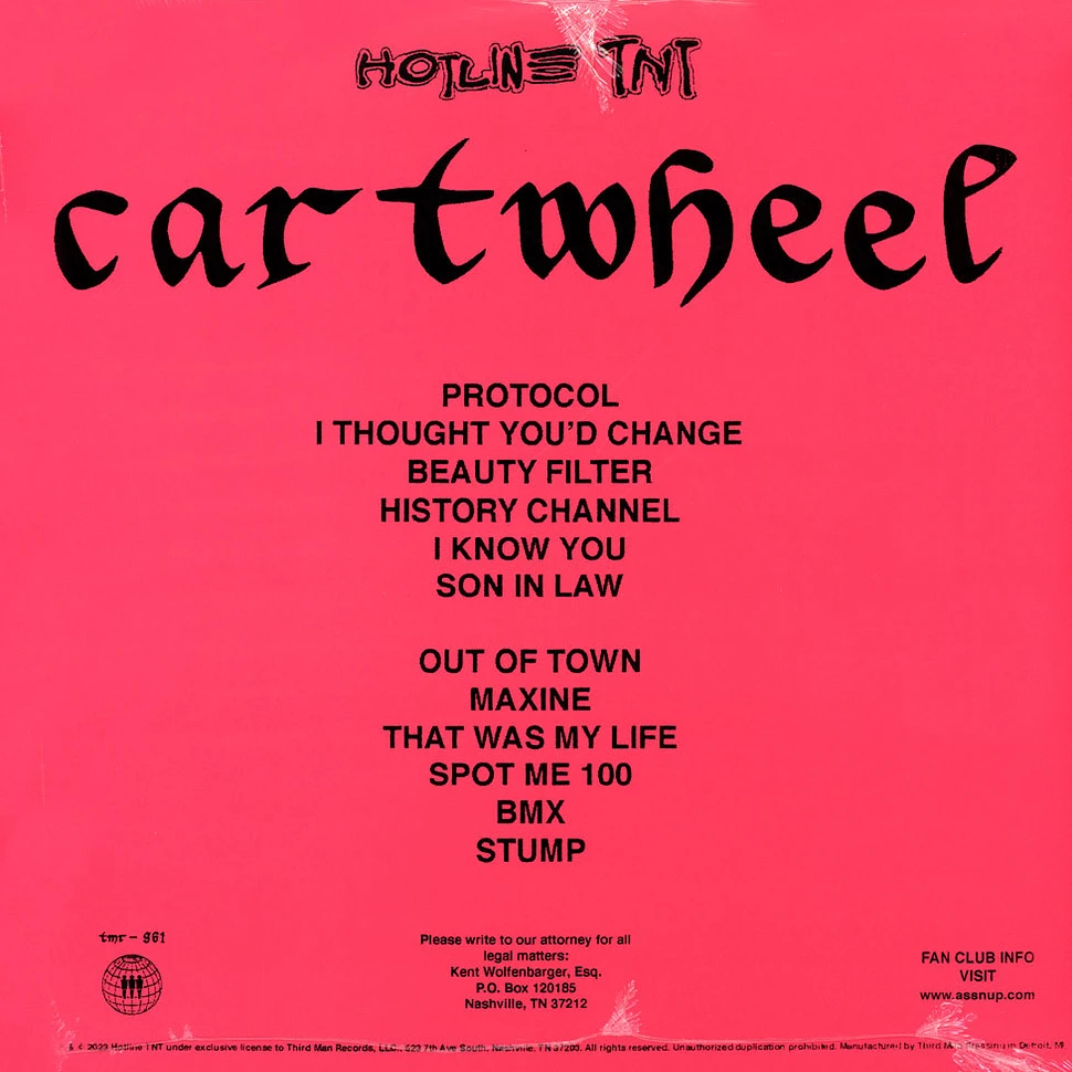 Hotline Tnt - Cartwheel Standard Vinyl Edition