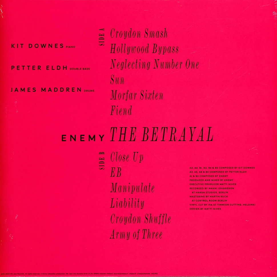 Enemy - The Betrayal Pink Marbled Vinyl Edition