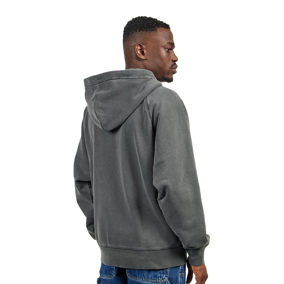 Carhartt WIP - Hooded Taos Sweat Jacket (Flint Garment Dyed) | HHV