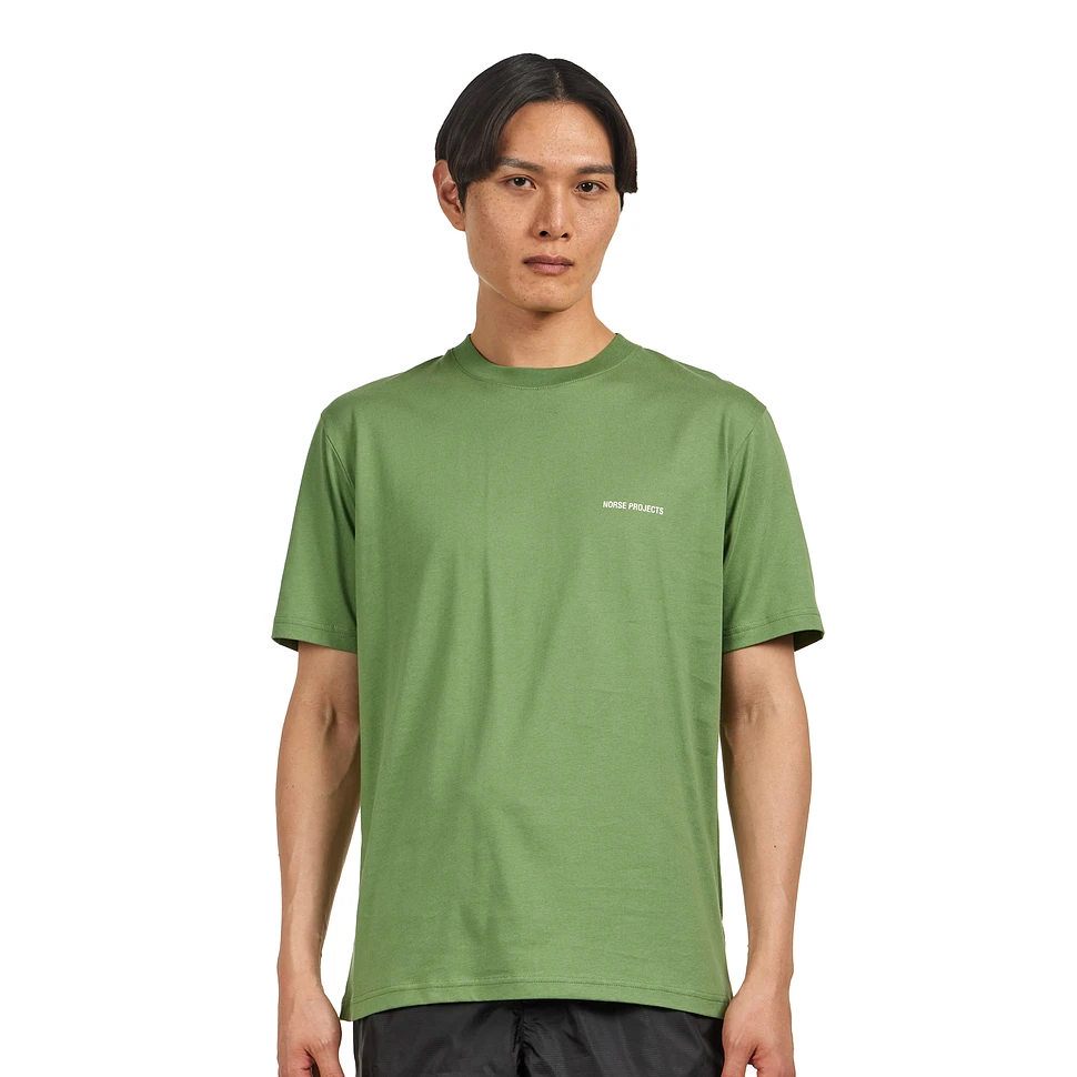 Norse Projects - Johannes Organic Logo T-Shirt (Linden Green