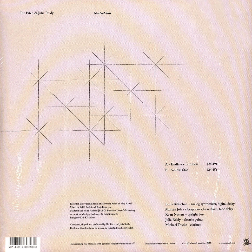 The Pitch & Julia Reidy - Neutral Star Clear Vinyl Edtion