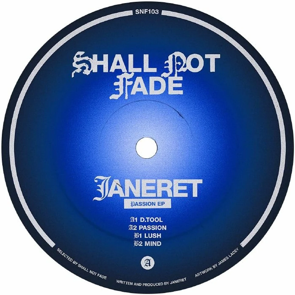 Janeret - Passion Ep Blue Vinyl Edition