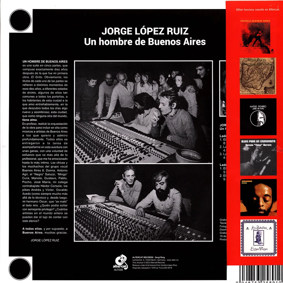 Jorge Lopez Ruiz - Un Hombre De Buenos Aires