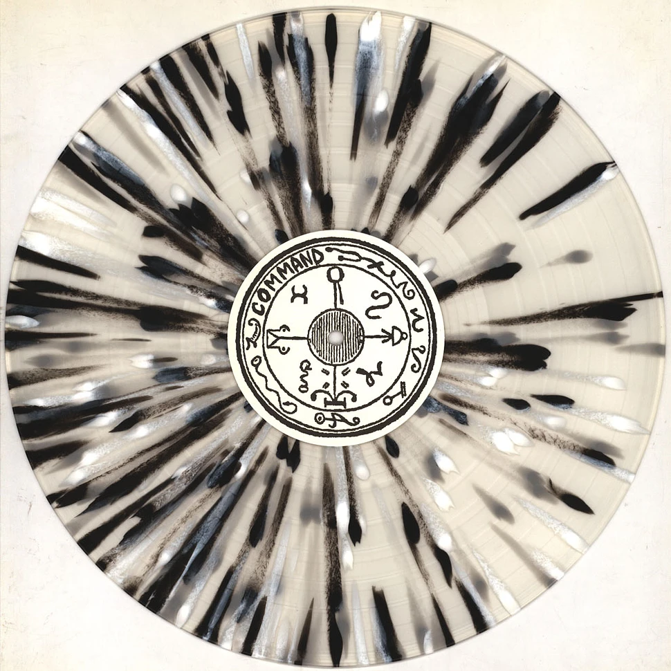 Toxic Holocaust - Conjure And Command Label Milky Clear With Black, White And Grey Splatter Vinyl Edition
