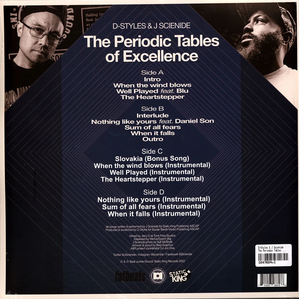 D-Styles & J Scienide - The Periodic Tables Of Excellence