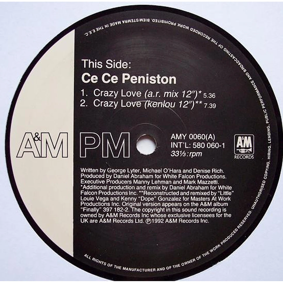 Ce Ce Peniston - Crazy Love