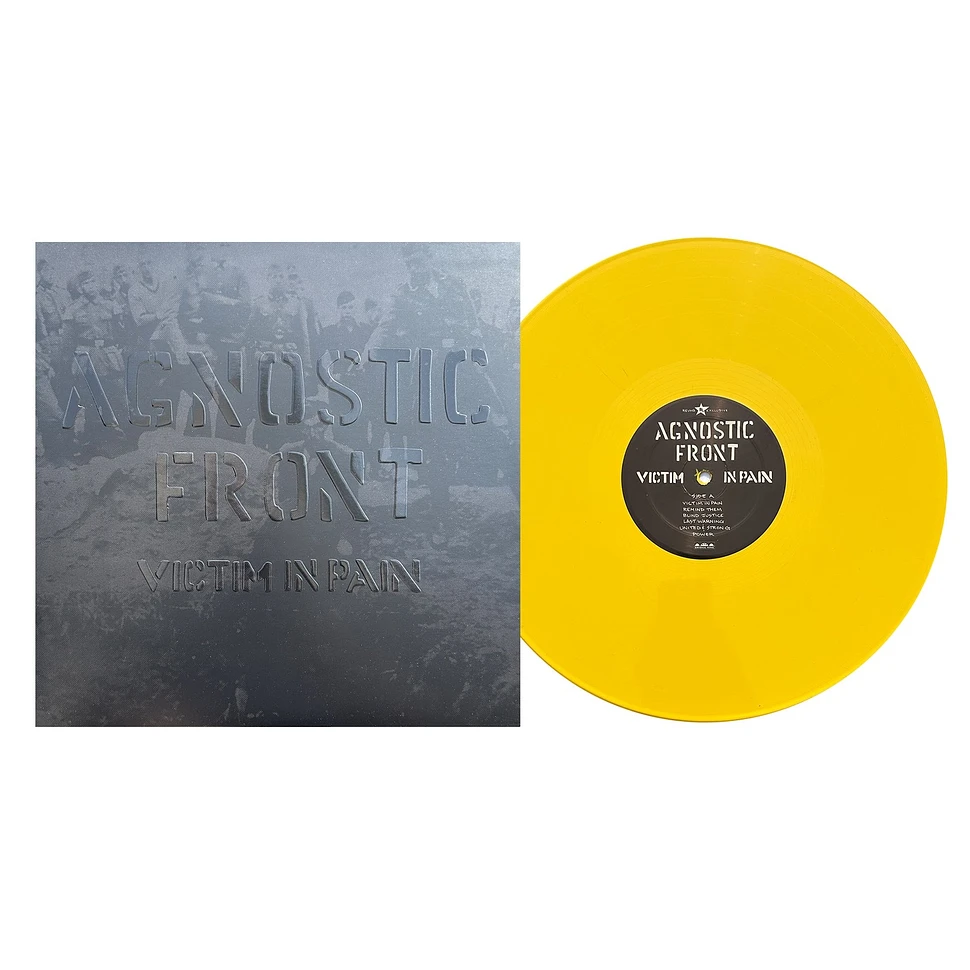 Agnostic Front - Victim In Pain Yellow Vinyl Edition