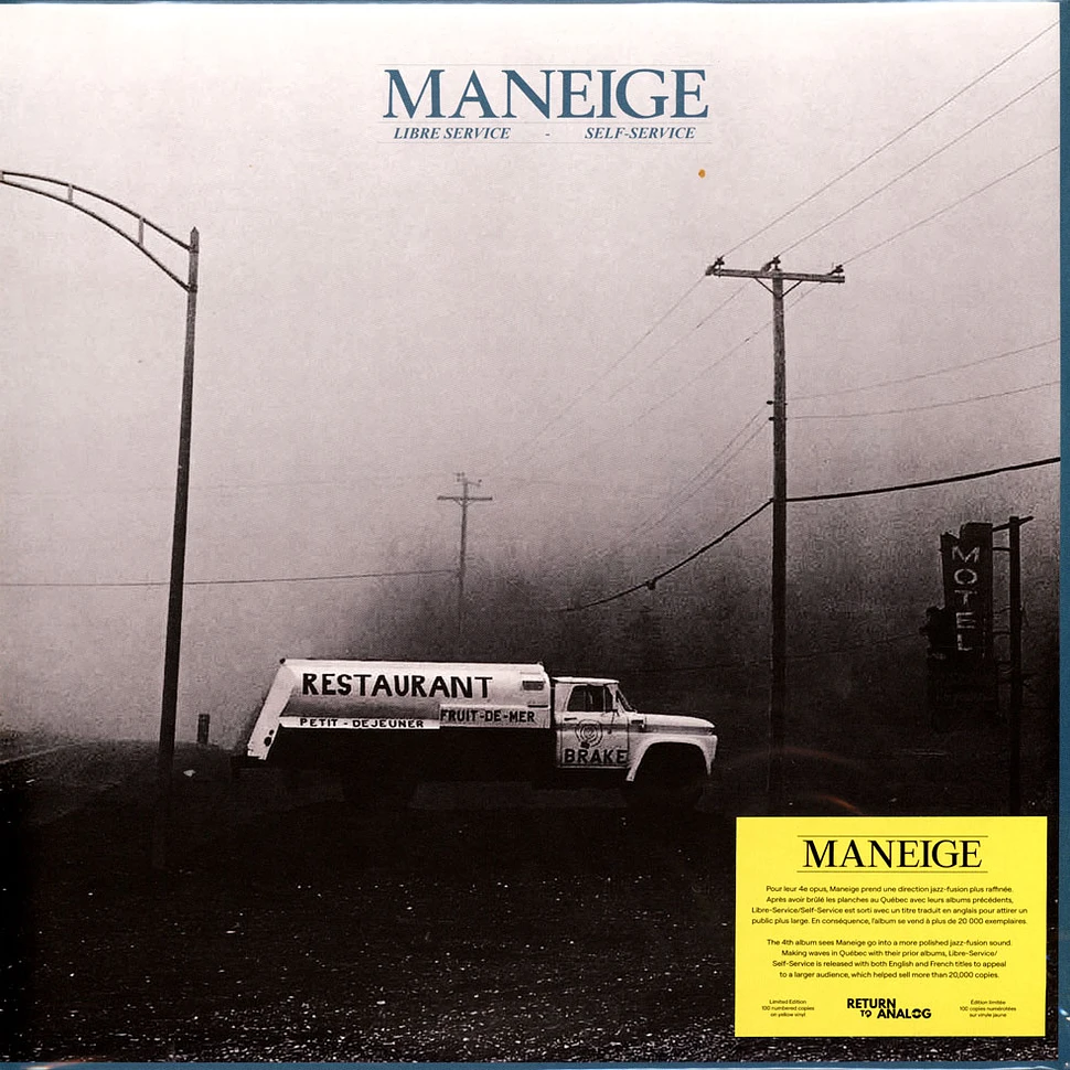 Maneige - Libre Service Yellow Vinyl Edtion