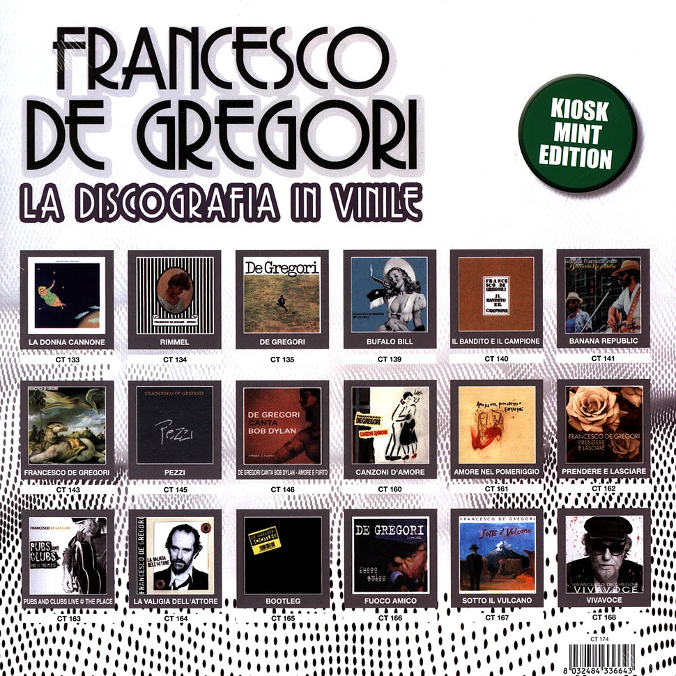 Francesco De Gregori Theorius Campus Black Vinyl Edition Vinyl LP 1972 EU Reissue HHV