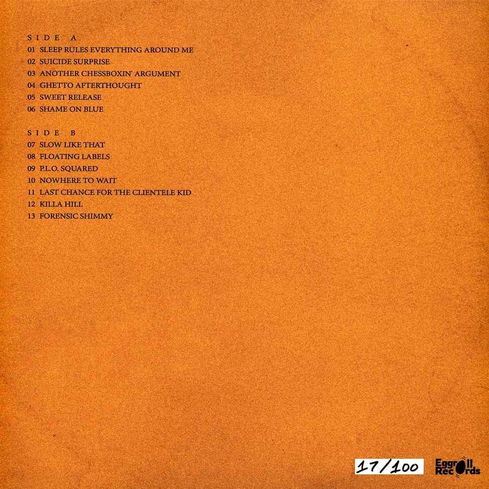 Wugazi - 13 Chambers Yellow Vinyl Edition - Vinyl LP - 2023 - US ...