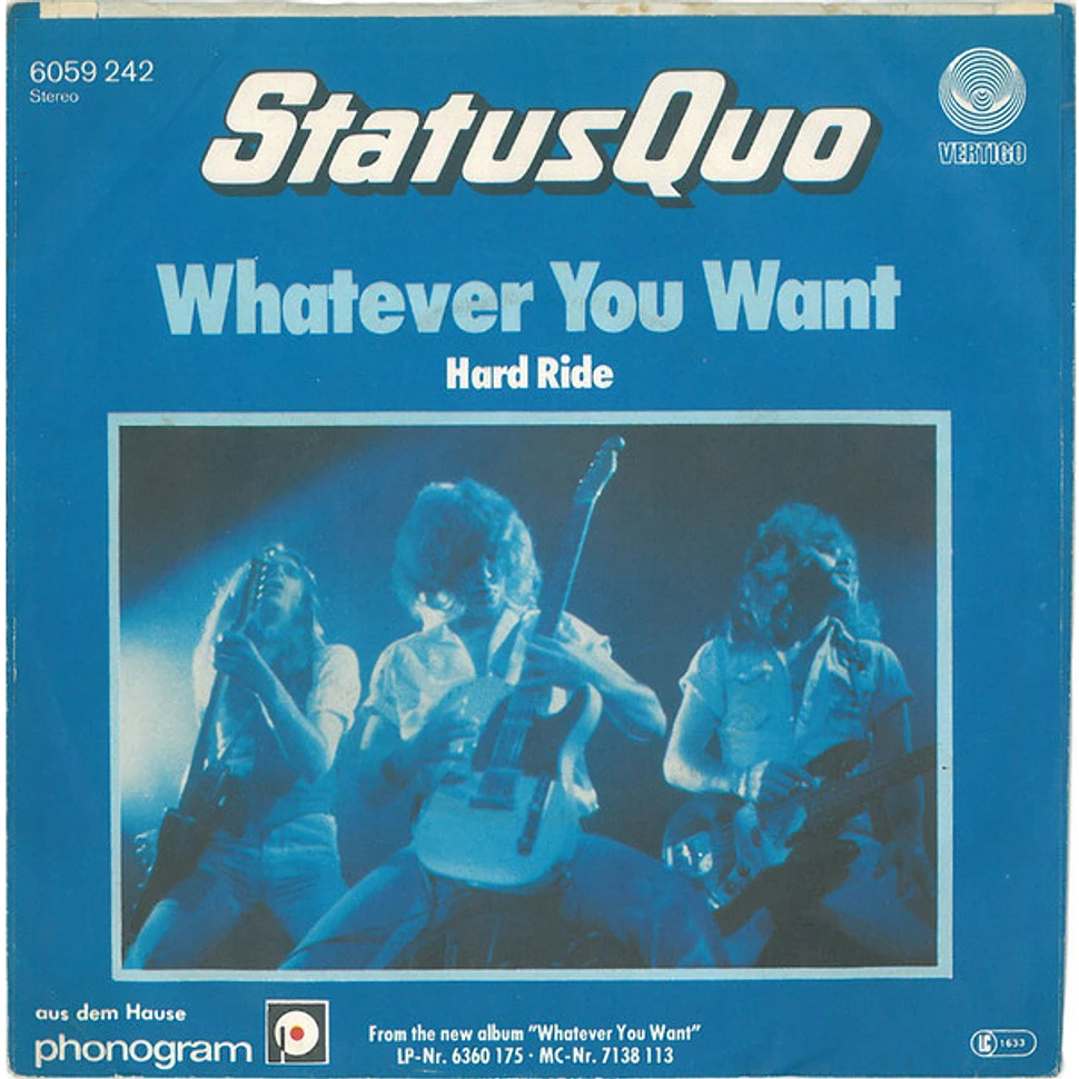 Status quo (1986). Альбом whatever you want. Status quo 1994. Status quo "whatever. Status quo cd.