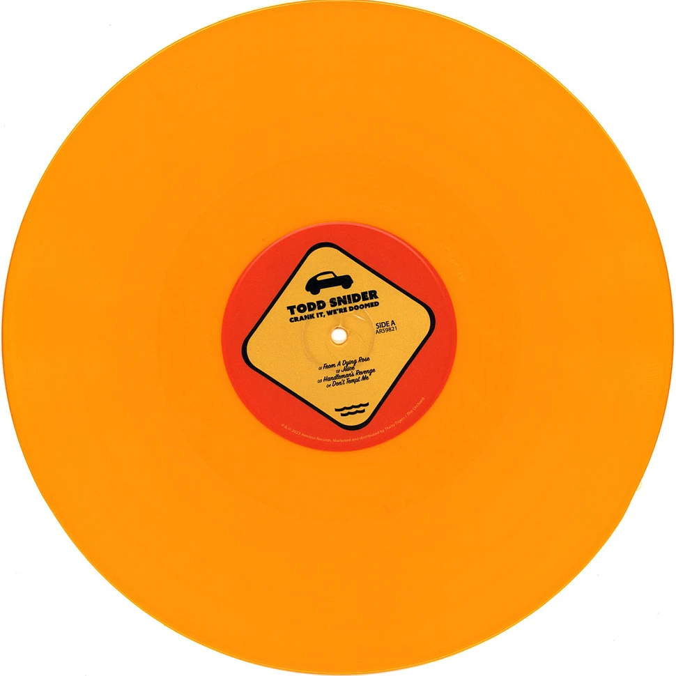 Todd Snider - Crank It, We're Doomed Yellow Vinyl Edition