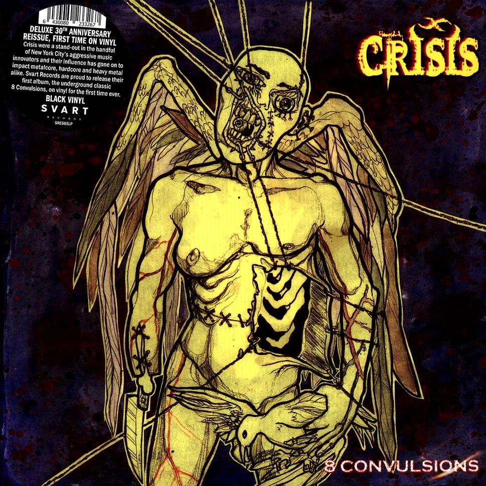 Crisis - 8 Convulsions Black Vinyl Edition