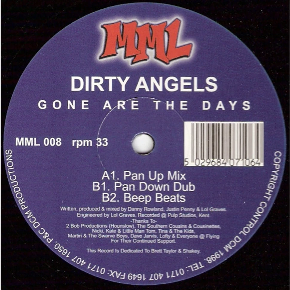 Dirty Angels - Gone Are The Days