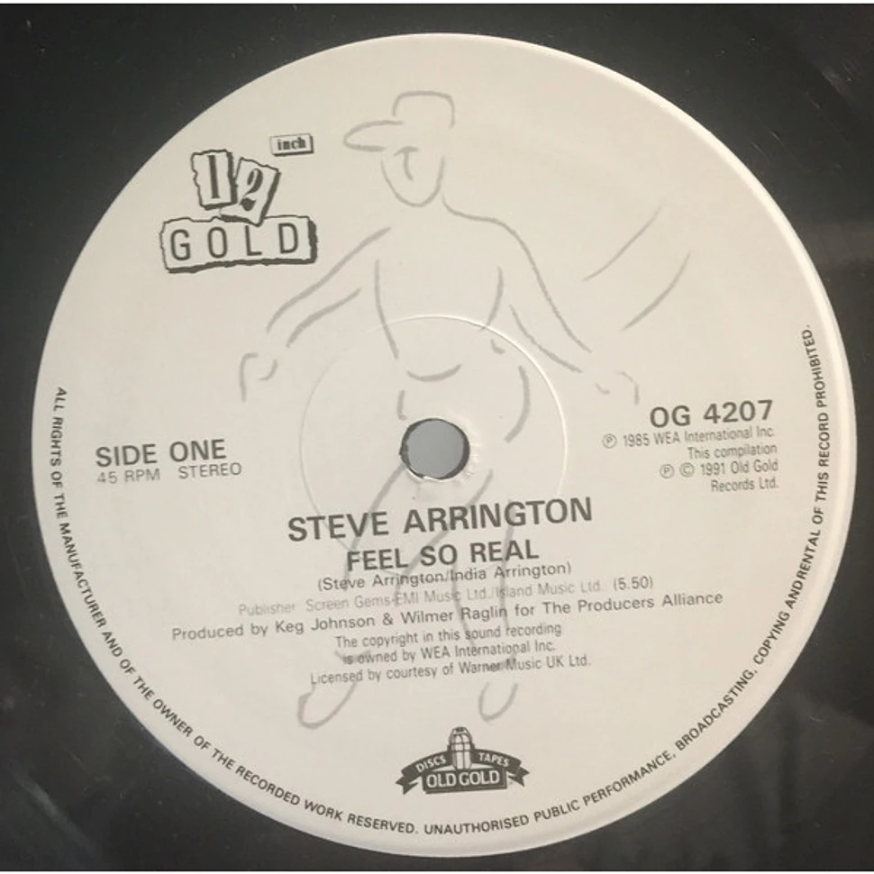 Steve Arrington - Feel So Real / Dancin' In The Key Of Life