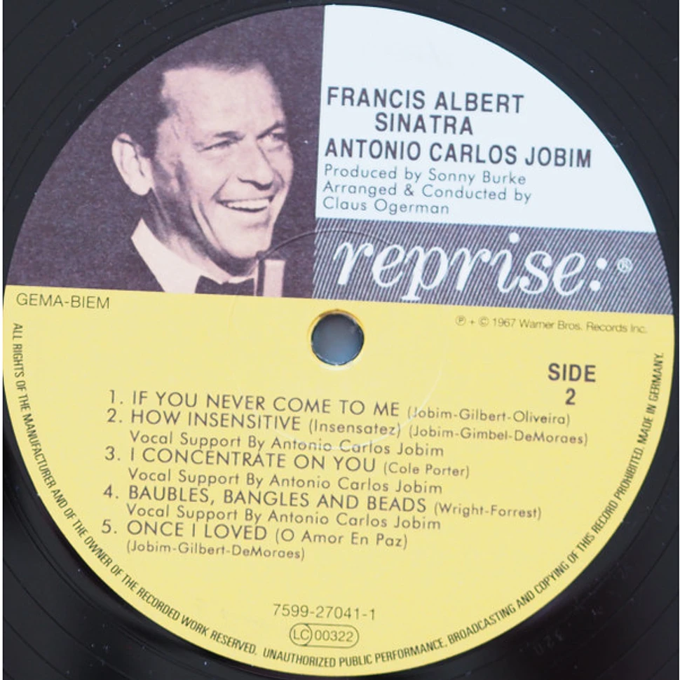 Frank Sinatra & Antonio Carlos Jobim - Francis Albert Sinatra & Antonio ...