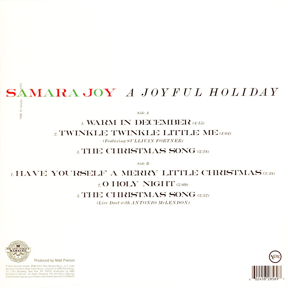 Samara Joy - Joyful Holiday