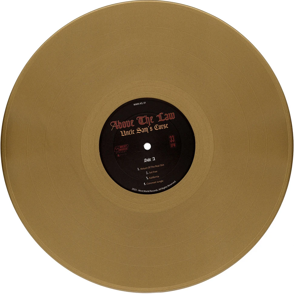 Above The Law - Uncle Sam's Curses Golden Vinyl Edition - Vinyl