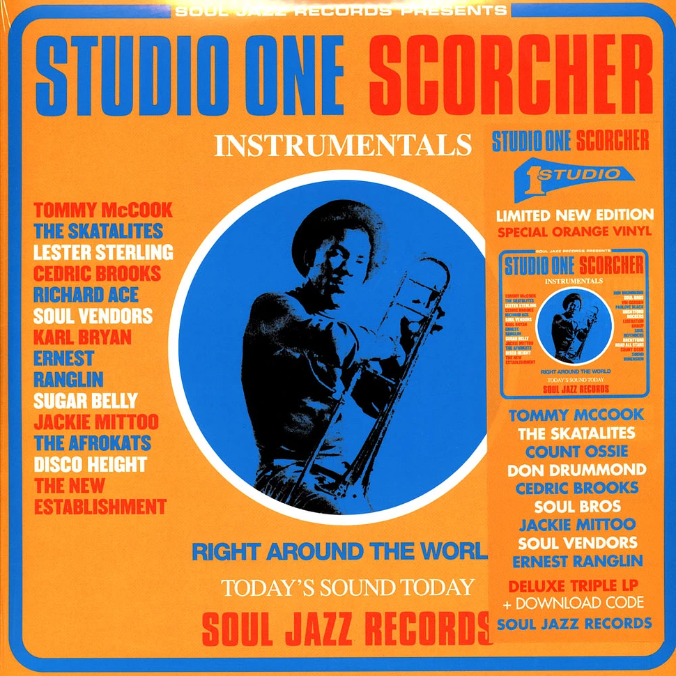 Soul Jazz Records presents - Studio One Scorcher Transparent Orange Vinyl Edition