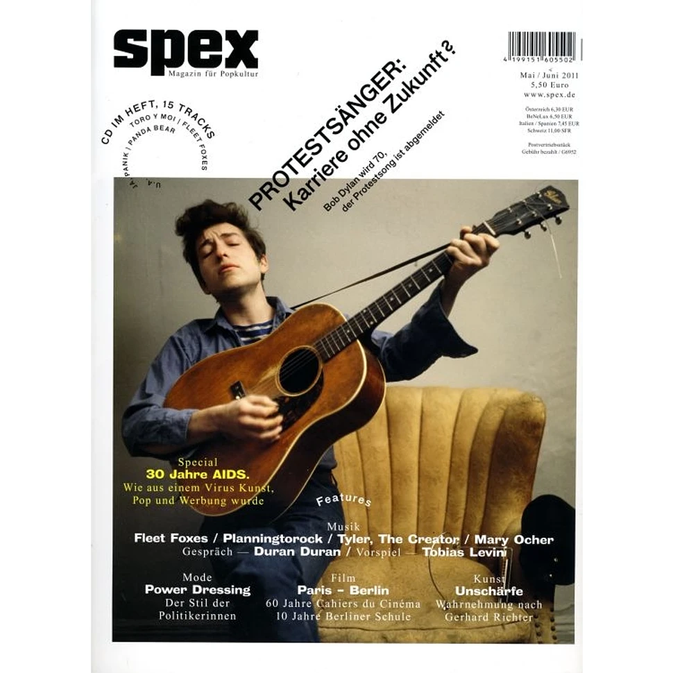 Spex - 2011/05-06 Bob Dylan, Fleet Foxes, Tyler The Creator u.a.