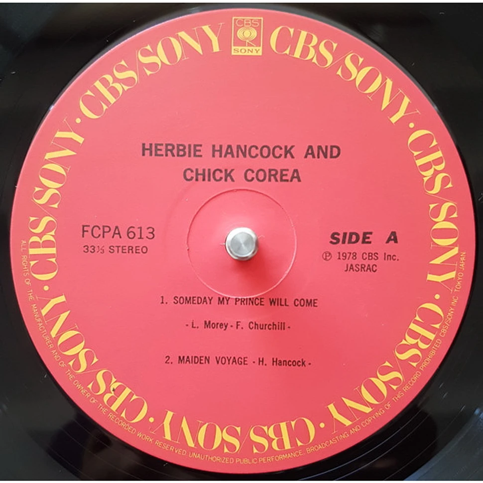 Herbie Hancock And Chick Corea - Herbie Hancock And Chick Corea