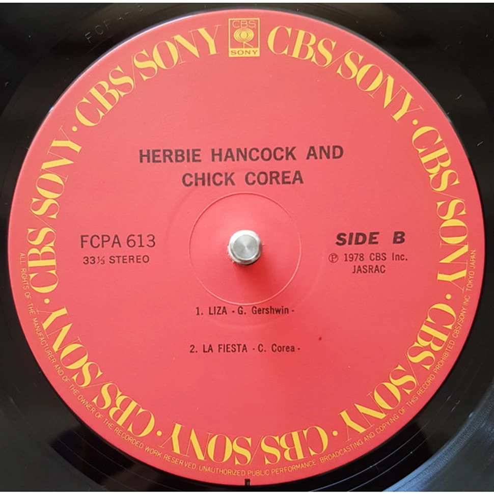 Herbie Hancock And Chick Corea - Herbie Hancock And Chick Corea