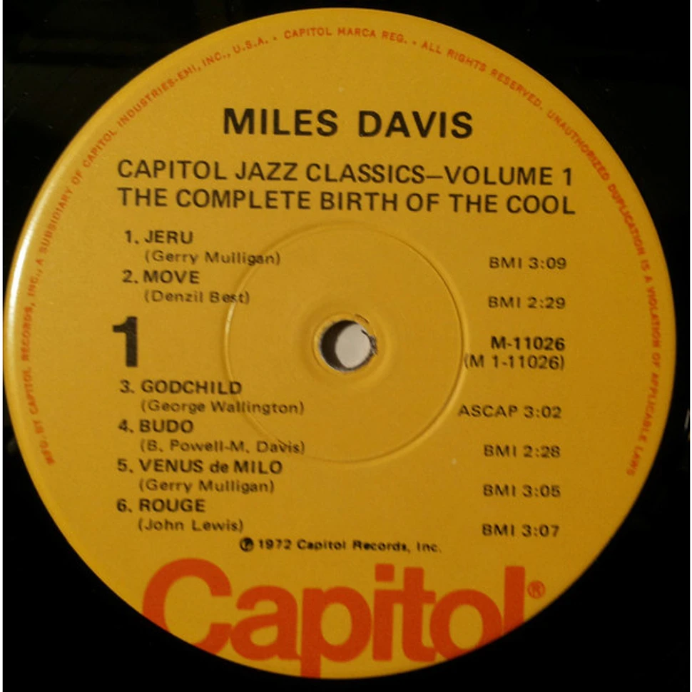 Miles Davis And His Orchestra - The Complete Birth Of The Cool