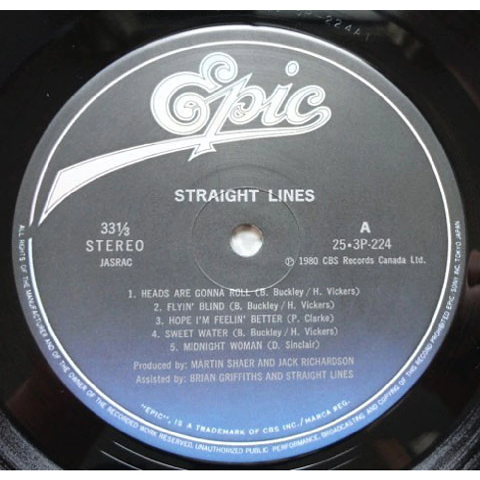 Straight Lines - Straight Lines