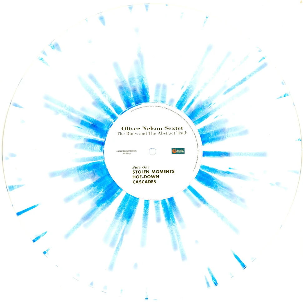 Oliver Nelson - The Blues And The Abstract Truth With Bill Evans Editionwhite / Blue Splatter Vinyl Edition