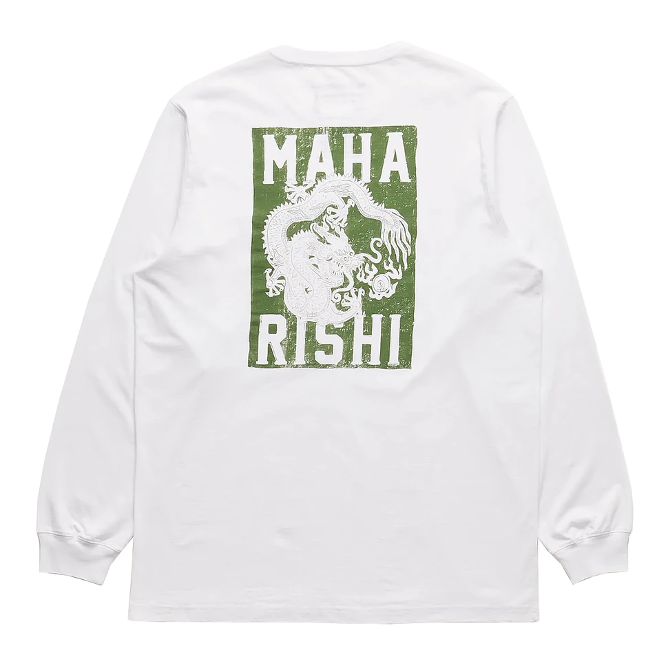 Maharishi - Woodblock Dragon L/S T-Shirt