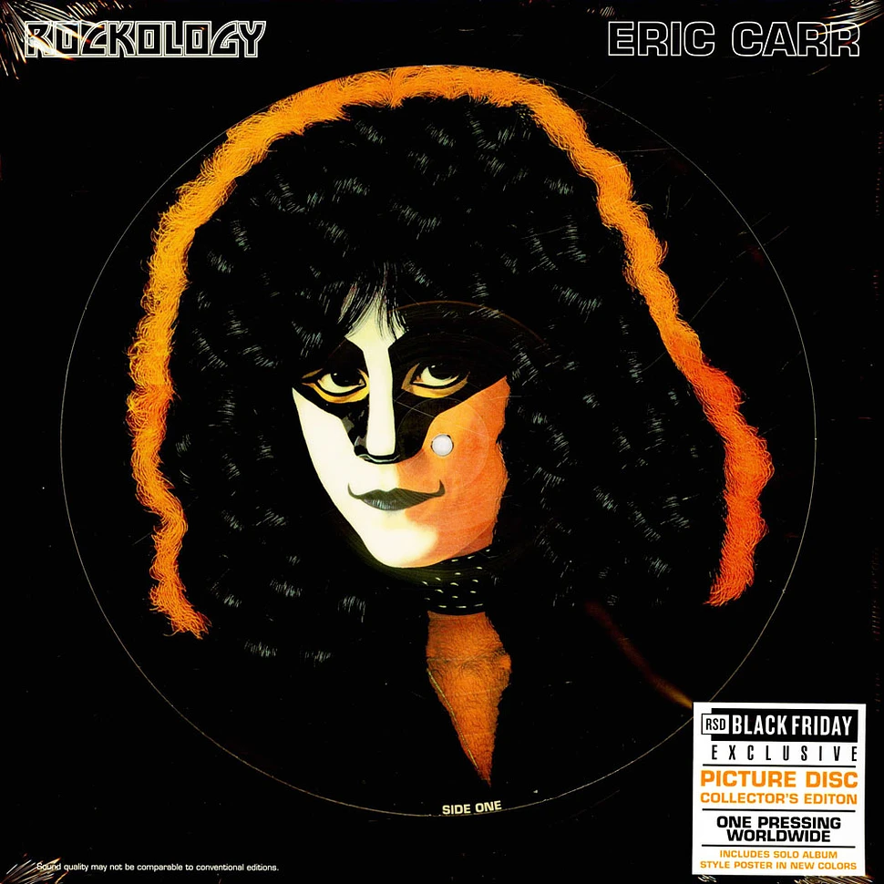 Eric Carr Rockology Black Friday Record Store Day 2023 Vinyl Edition