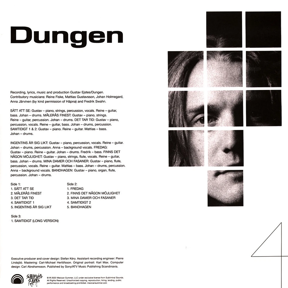 Dungen - 4 Black Friday Record Store Day 2023 Aquamarine Vinyl Edition